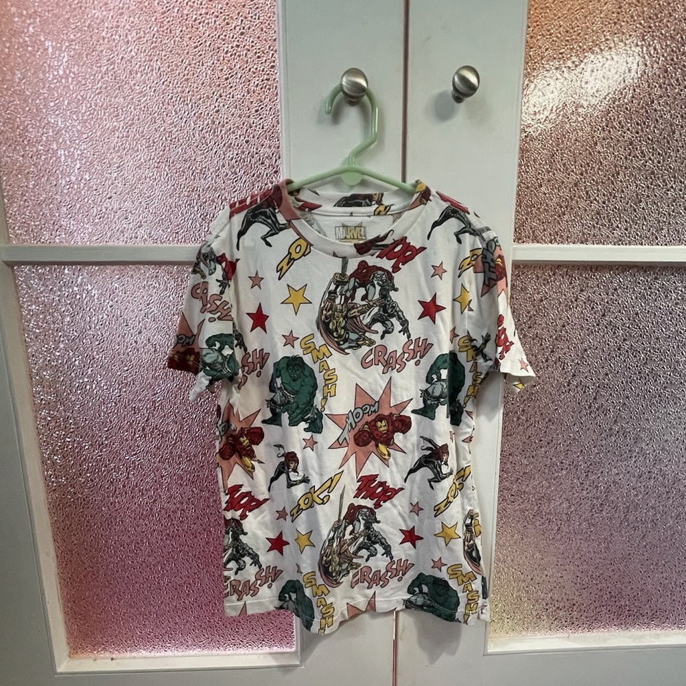Marvel Kids T-Shirt - Boys 10/12 Comic Characters